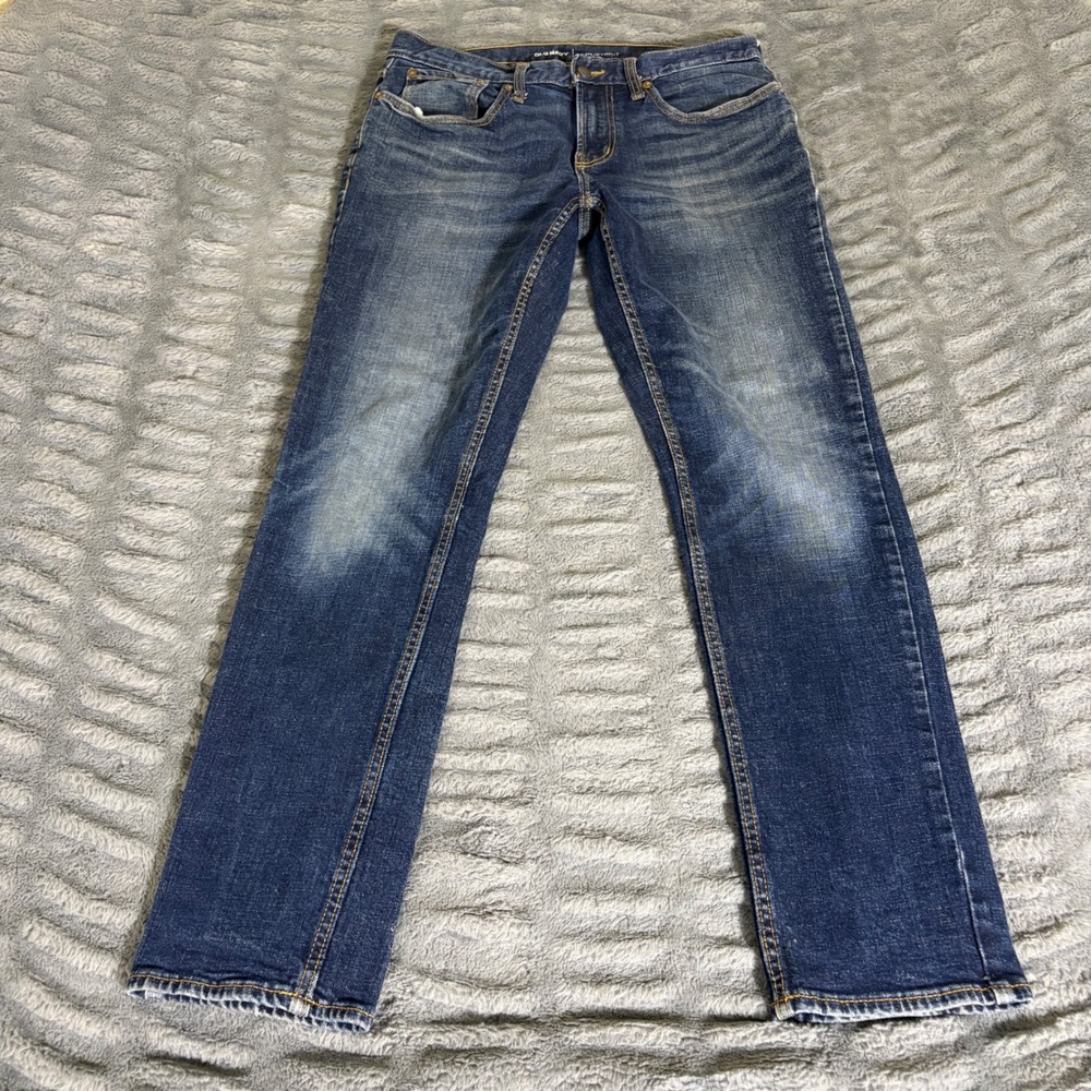 Old Navy Slim Fit Dark Wash Stretch Denim Jeans Mens 31x32 Blue